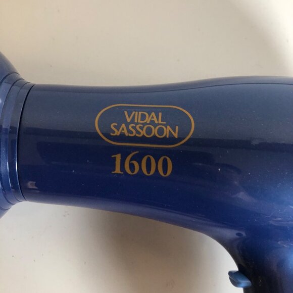 Vidal Sassoon 1600 Hair Dryer Diffuser Attachment Dual Voltage Settings Vintage - Picture 4 of 8